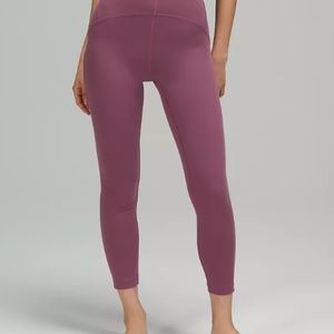 lululemon InStill High-Rise Tight 25" Vintage Plum Sz 6